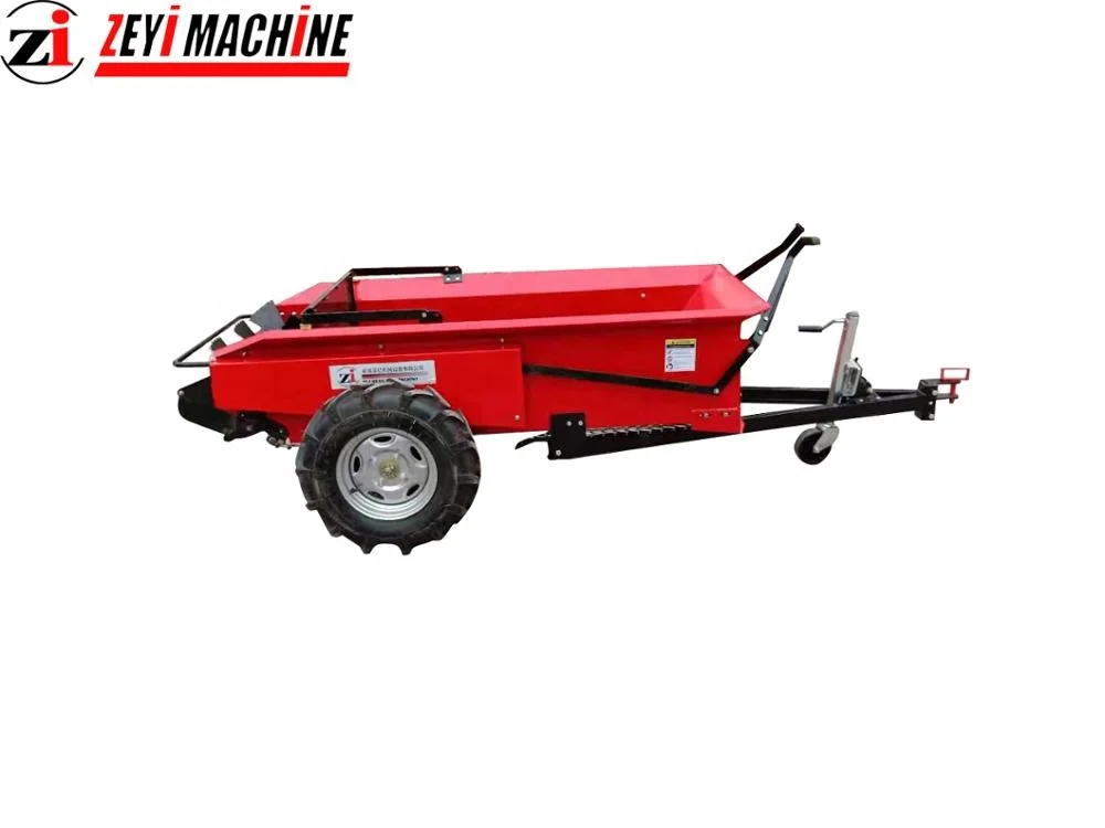 Small farm manure throwing truck hanging ATV