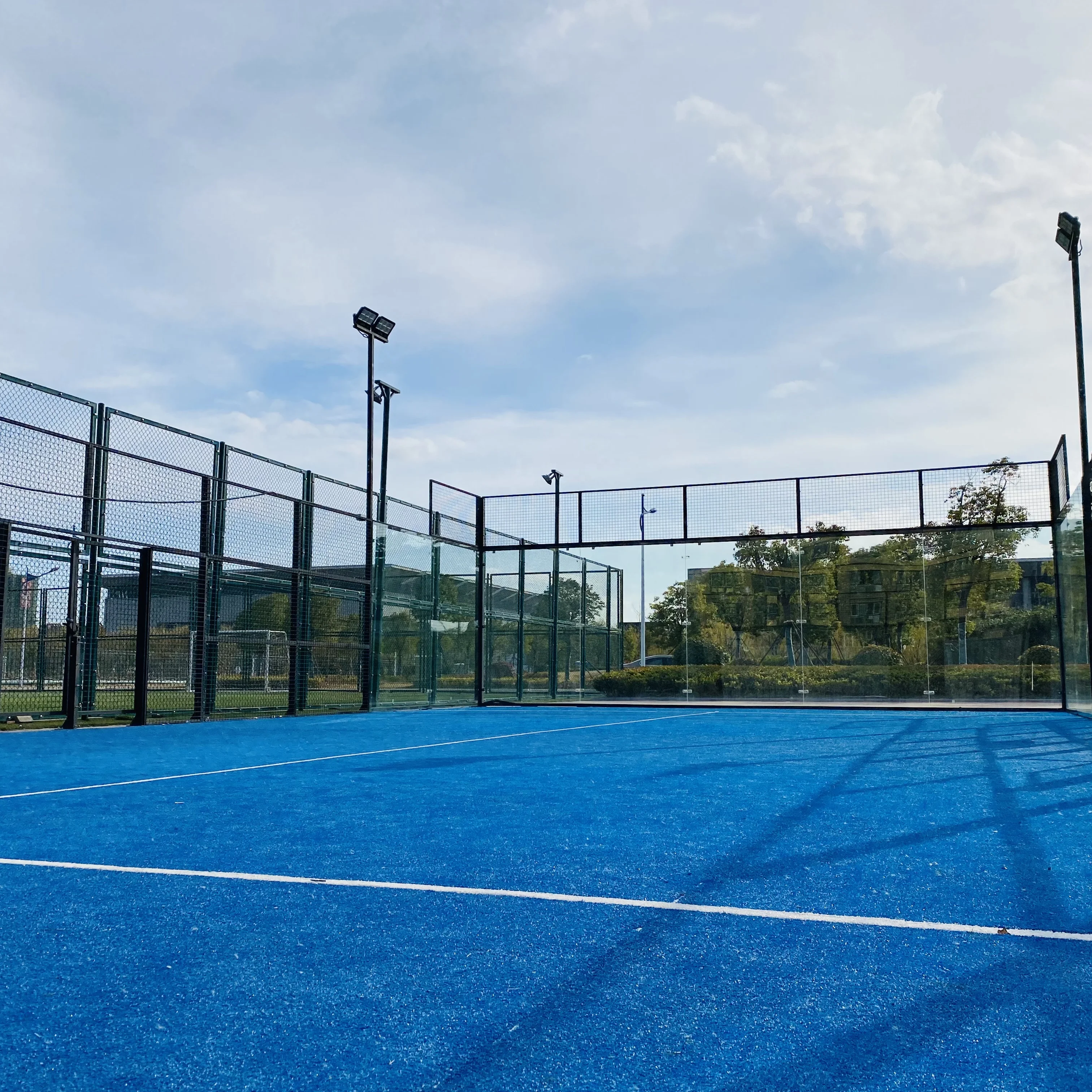 Book a  Padel Tennis Court Panoramic with tent sport for paddle Tennis court