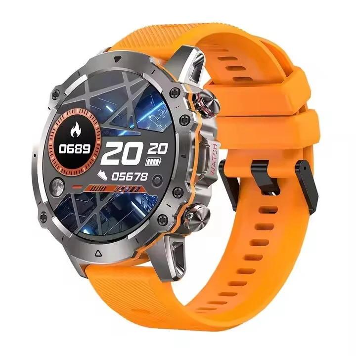 AK56 1.43 inch AMOLED GPS Waterproof Touch Fitness Tracker Smart Sports Watch Smartwatch Digital Watch