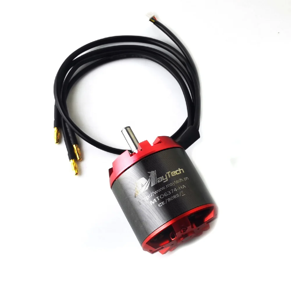 Maytech 6374 190KV Electric Skateboard Mountainboard Brushless DC Motor 3550W 12S Outrunner Sensored Motor Powerful