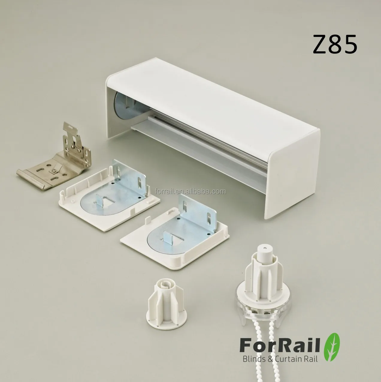 square window covering roller blind with 35 mm tubular Motor blinds 46 mm tube & forrail blinds