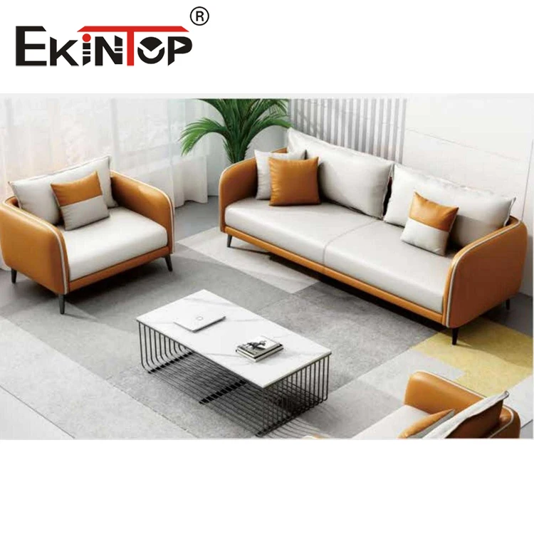 Modern Home 1+1+3 Seat Office Sofa Set Customized Design European Furniture Artificial Leather Office Sofa
