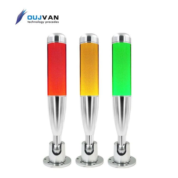Hot Sale CNC Machine Tower Warning Light Beacon Lamp DC24V Aluminum Led Signal Tower Machine Light