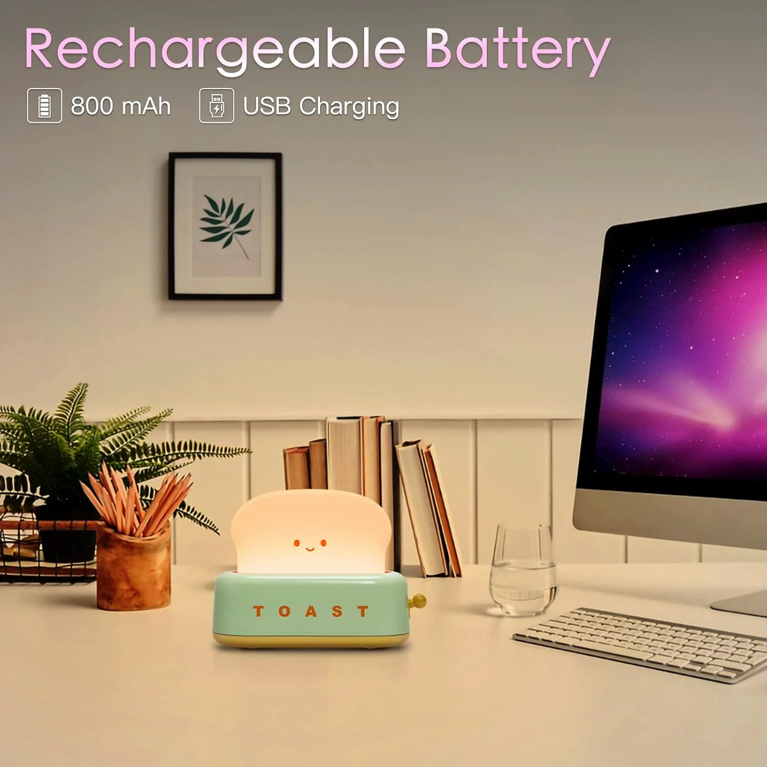 Funny Adjustable Brightness Lamp lovely ambient girl led room light bedside lamp for gift