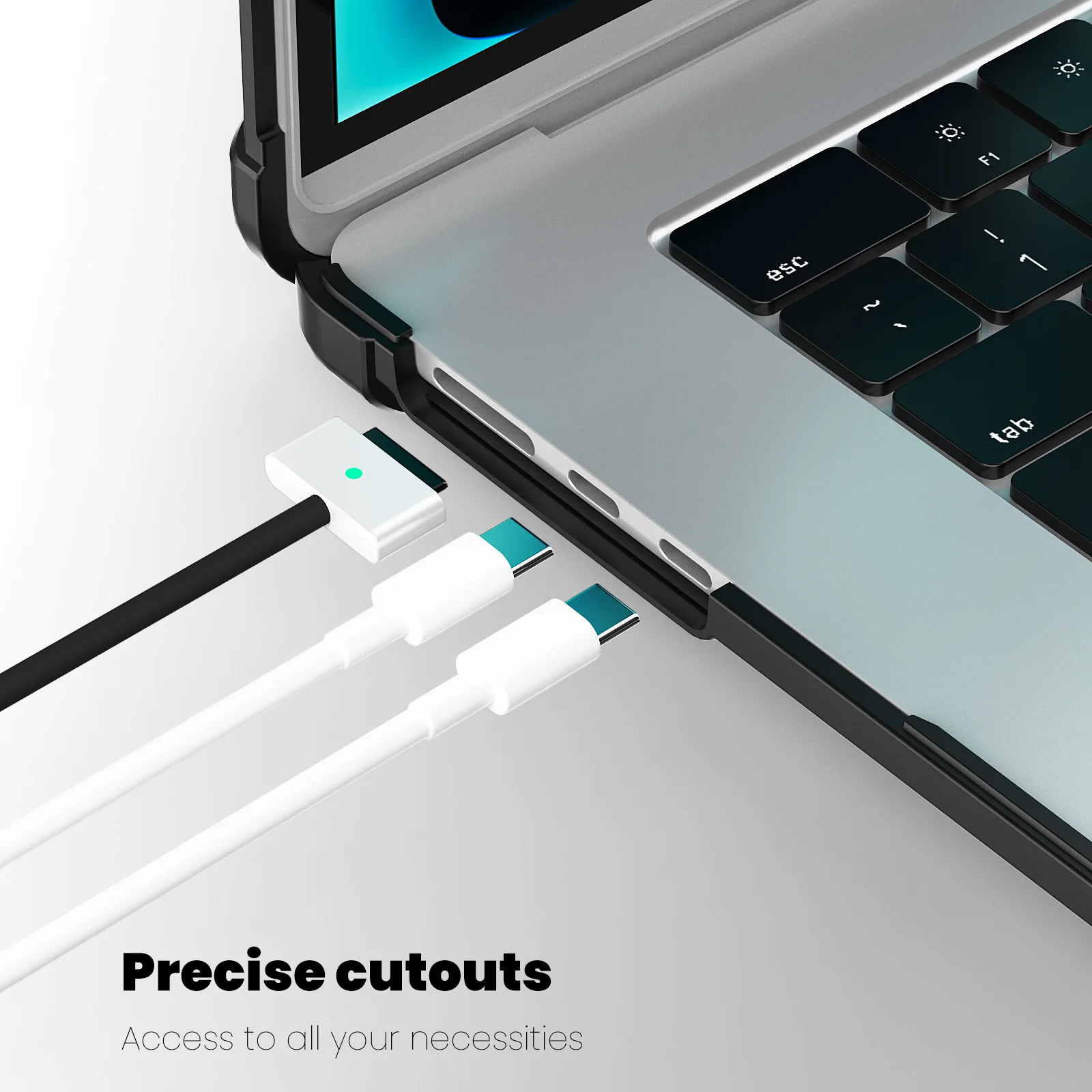 2023 Macbook Air 15 Case With Hard PC TPU Heavy Duty Rugged Macbook Case For Air15 15.3Inch A2941 Protective Cover