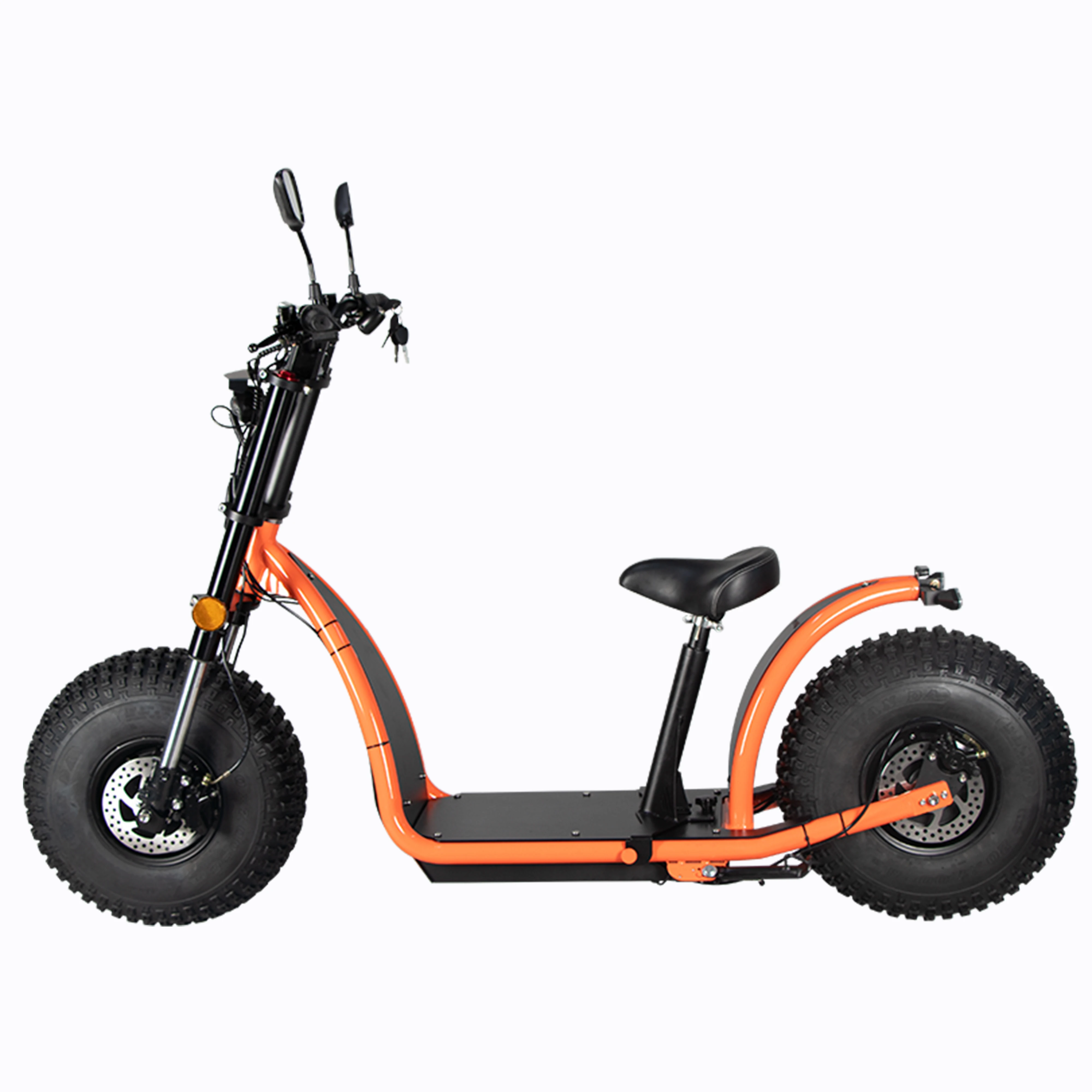 2024 popular high quality 2500W 60V 20Ah Lithium battery EEC/COC certificate 2-wheel Dual-hub motor powerful electric citycoco