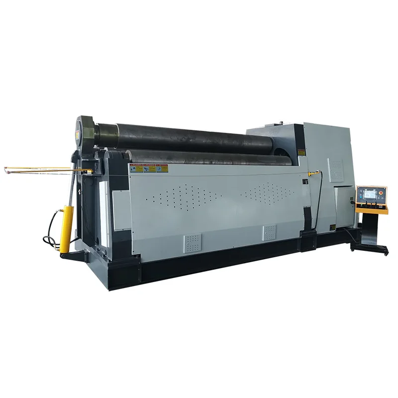 plate bending press rollers W12 CNC four roller bending rolling machine for steel sheet plate processing