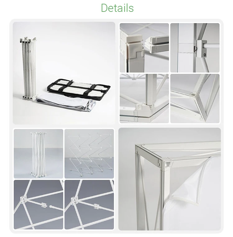 China factory Extrusion Fabric exhibition Pop up display stand for trade show