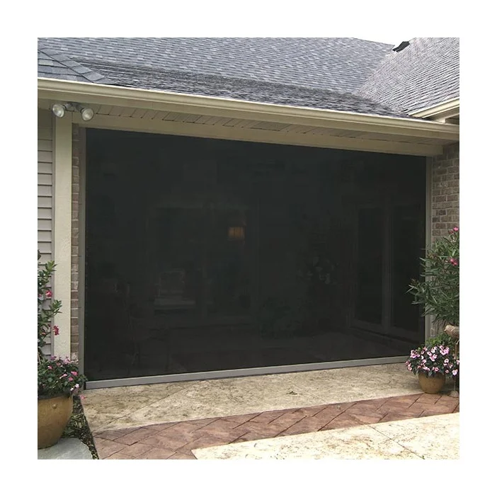 QINGYING Aluminum Custom windproof waterproof zip screen rollers blinds motors Automatic smart blinds with Remote Control