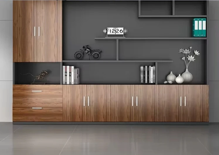 wood executive office desk Office table design mdf home executive L shape boss ceo office table