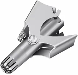 Portable Manual Nose Trimmer Men Stainless Steel No Battery Ear Hair Trimmer