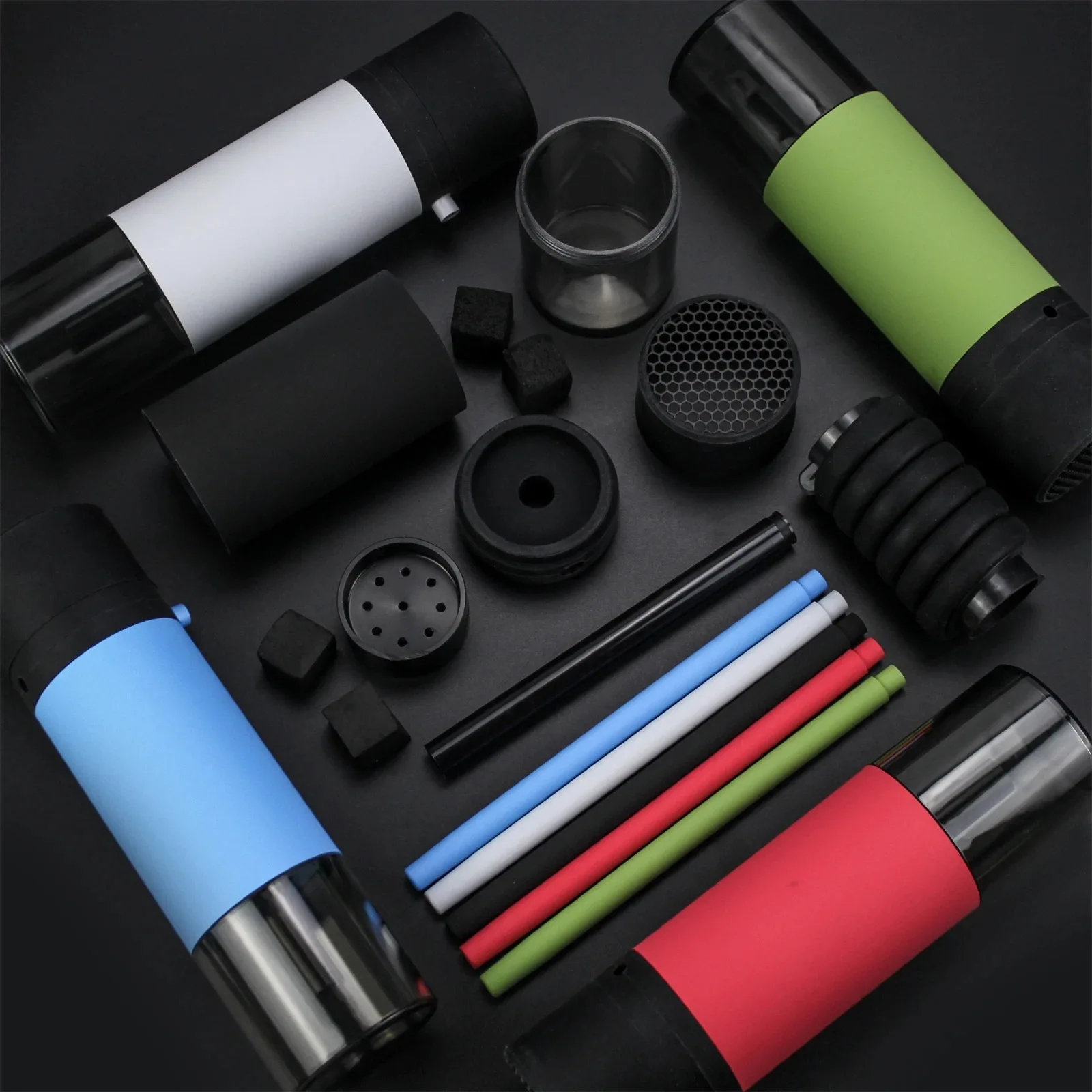Portable Car Trip Mix Color Shisha Hookah Custom Logo Travel Hookah