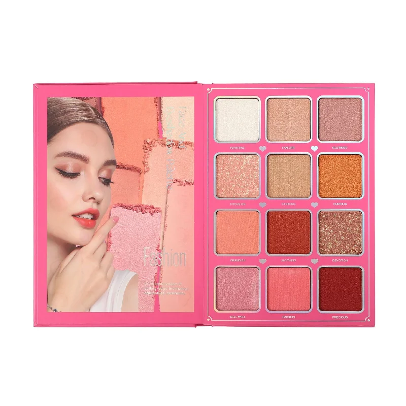 Wholesale Four Pages Eyeshadow Palette Primer Book Waterproof Cosmetic Beauty Makeup Set Sombra De Ojos Set For Kids And Women