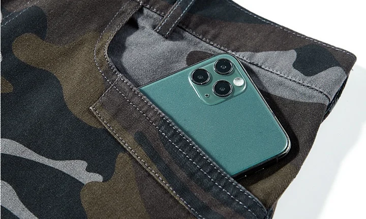 Wholesale High Quality Casual Summer Pocket 100% Cotton Cargo Camo Shorts For Men