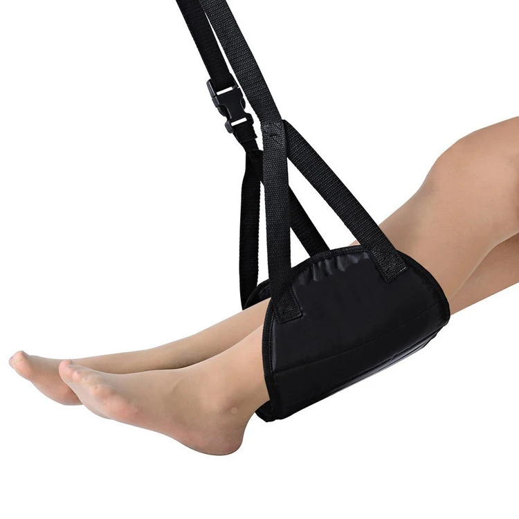 
Portable Footrest Flight Carry-on Airplane Travel Foot Rest Pillow Leg Hammock 