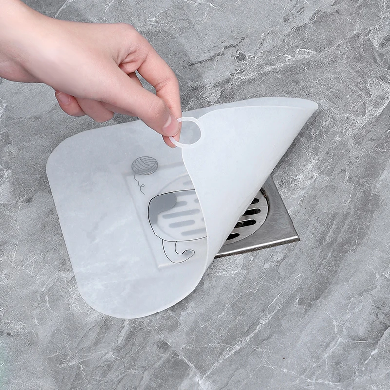 High Quality Custom Pattern Bathroom Kitchen Sink Anti-Odor Mat Sewer Smell Removal Sealing Silicone Cover Floor Drain