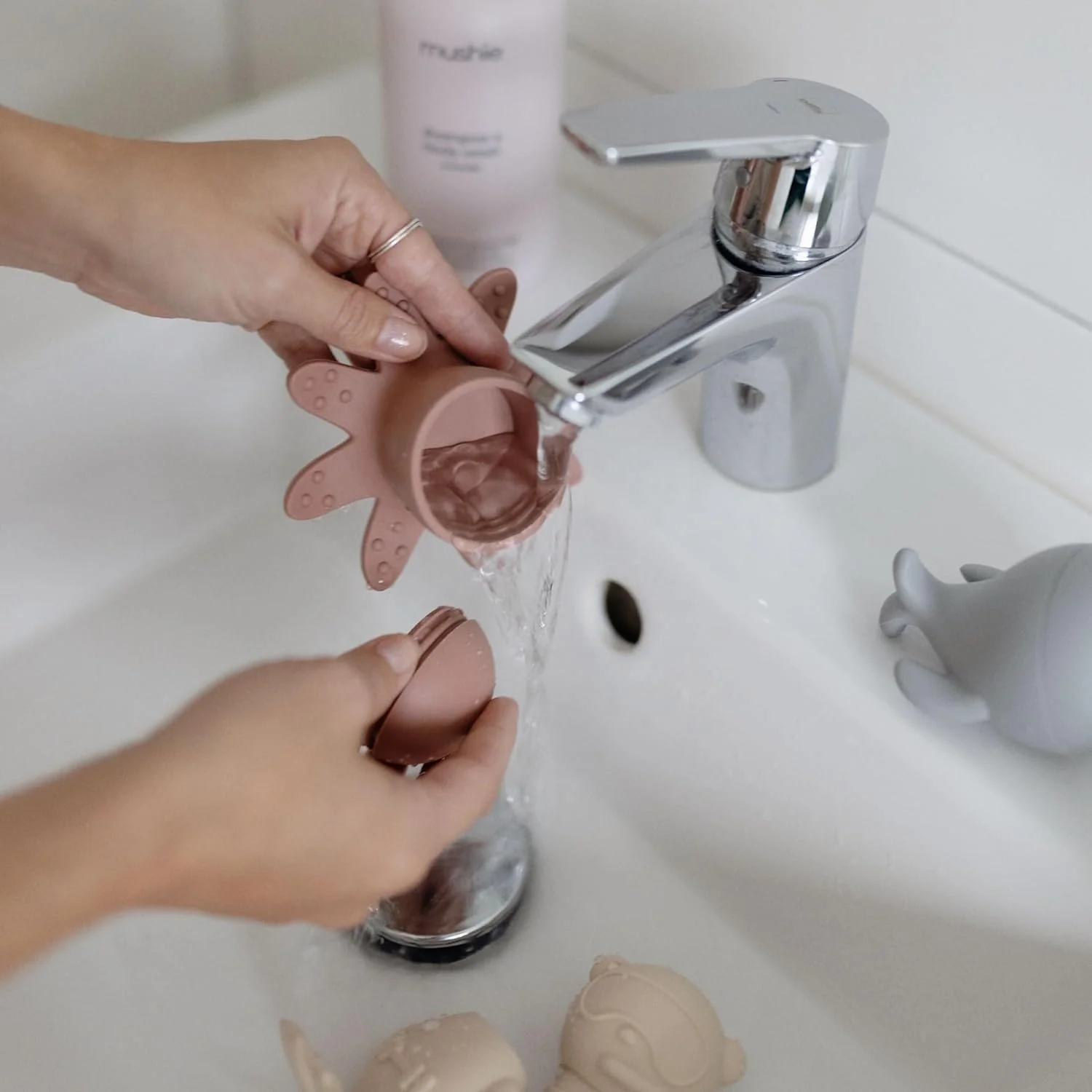 2024 новинка хит продаж силиконовые игрушки Sealife для ванны игровой набор малышей 100% пищевые Игрушки