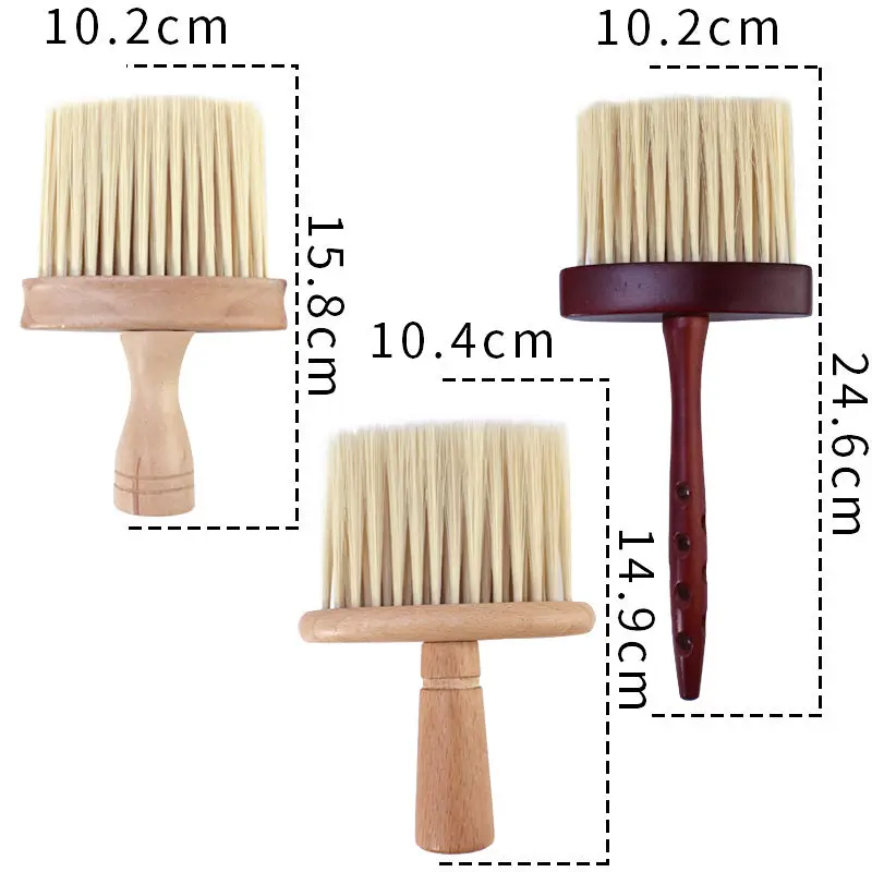Hot selling wooden handle broken hair fibre brush professional salon haircutting styling self cleaning hair brush