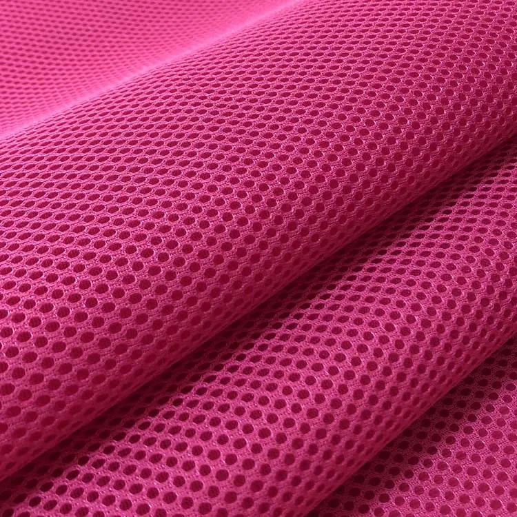 Tejido de malla de aire de sandwich espaciador hecho punto deformacion 100% poliester