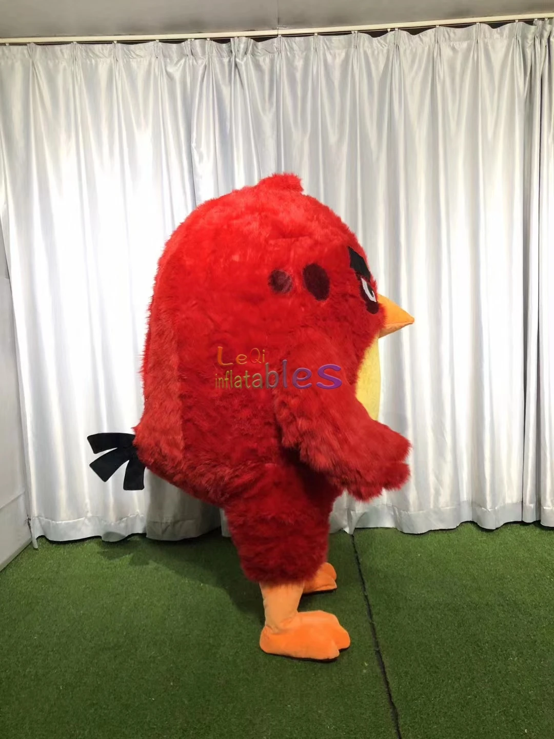 Angry Red Bird Character Inflatable Moving Mascot Costume Inflatable Red Bird Mascot Costume for Adult