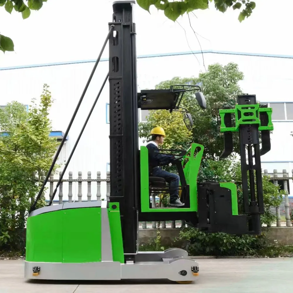 Electric very narrow aisle VNA forklift man up turret forklift with capacity 1.5t lift height15 m