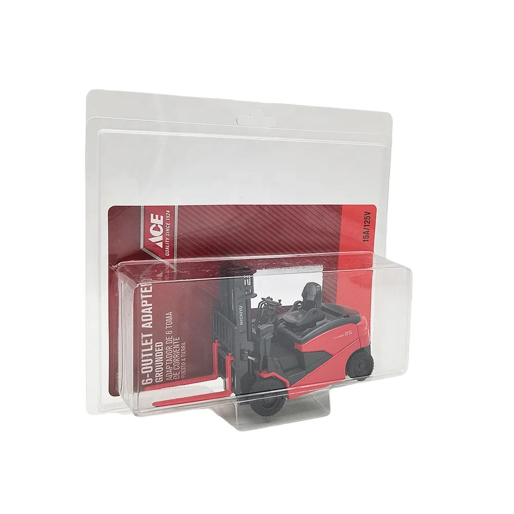 Custom Plastic Hot Wheels Carded Cars Clamshell Protection Display Case