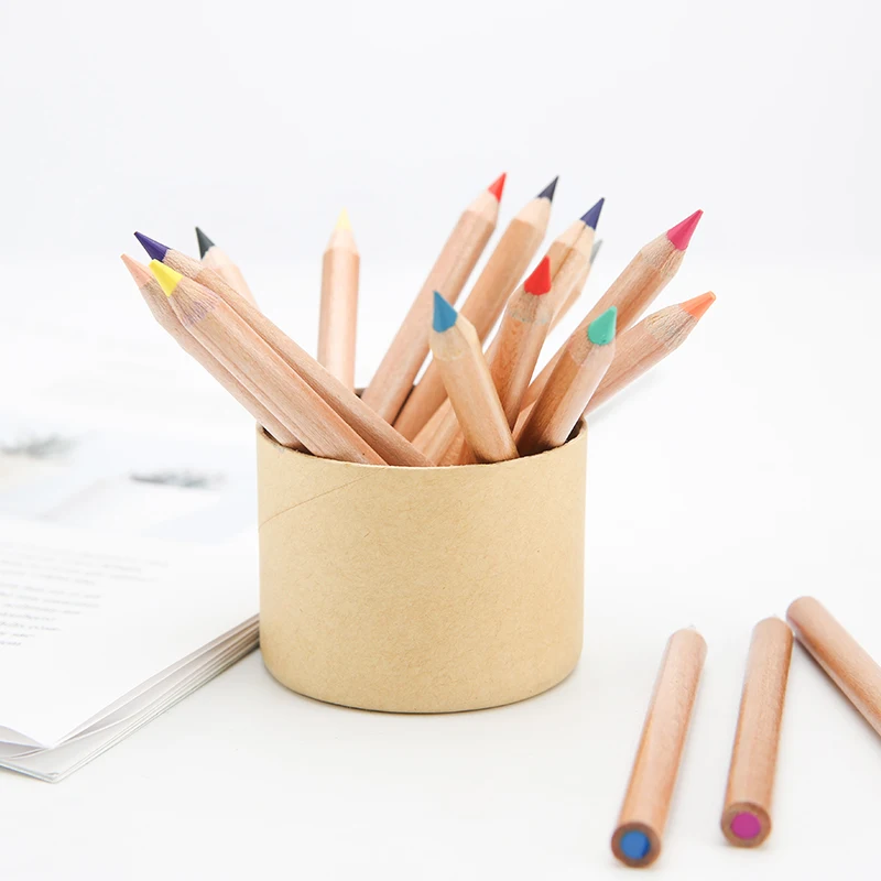 
52 Mini Short Nature Coloring Pencils in Tube Store OEM Colored Drawing Pencil Kit 52 Art Set for Kids Fine Art 5000 Sets CN;ZHE 