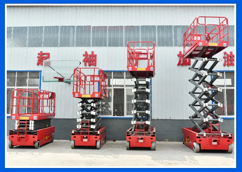 Top selling Stationary Hydraulic Lift Scissor Platform Small Cargo Lift Lifting Table Manual Foot Pump