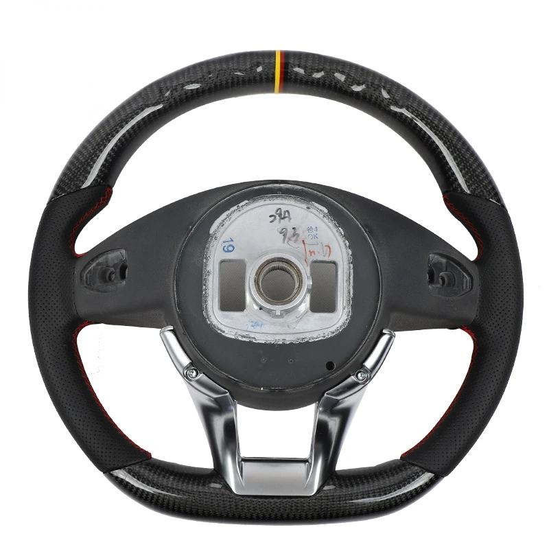 Custom Alcantar carbon fiber steering wheel For ben z 2015-2018 E43 CLS63 AMG GT C63S E63S racing wheel convertible