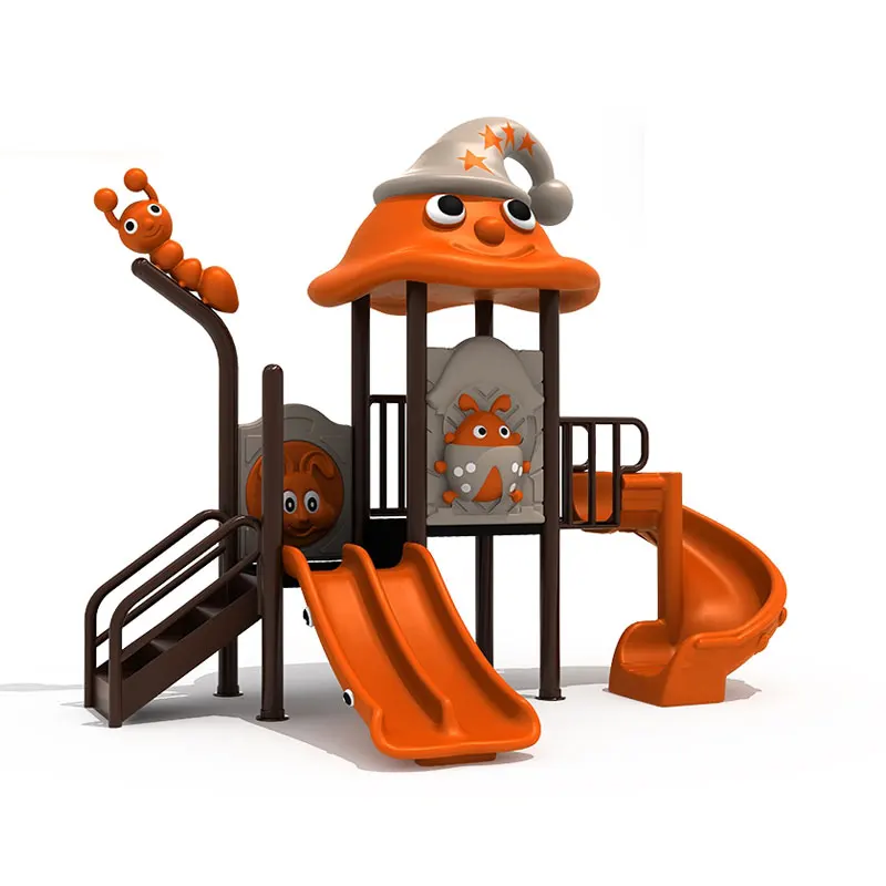 commercial Children Park Play Plastic Slide Swing Outdoor Playground ang Physical Fitness for outdoor amusement park