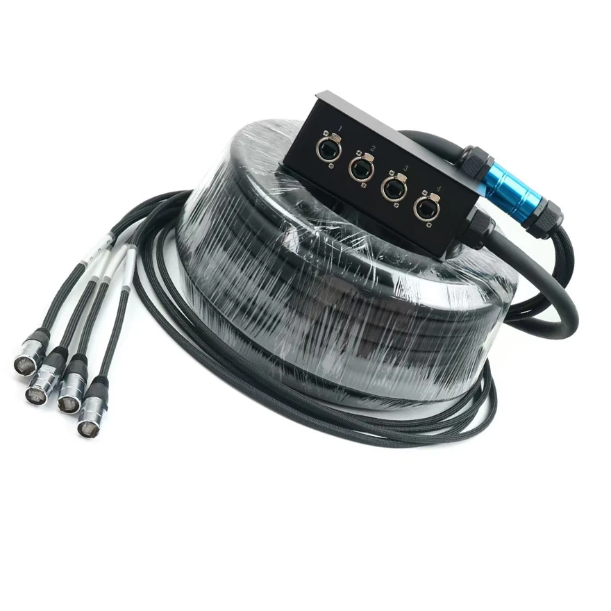 Stage Cable Cat6  Cat5  Premade Video Audio Shielded CAT6 Ethercon Cable Audio RJ45 Cable Studio-Grade Sound Transmission