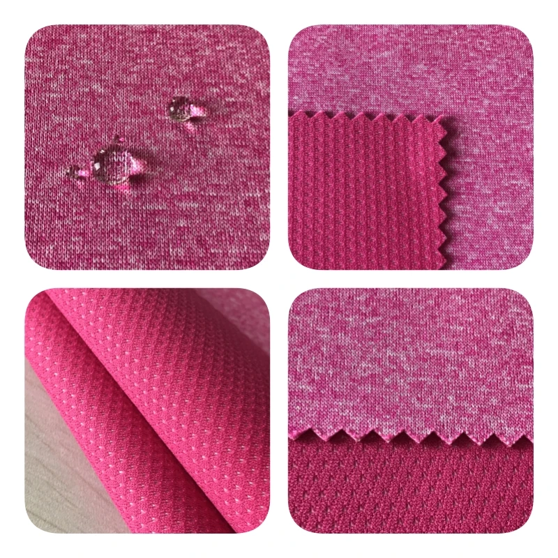 J5/R5LR7-4 100% cation poly knit jersey 150D cation poly knit jersey laminated polyester net jacket fabric