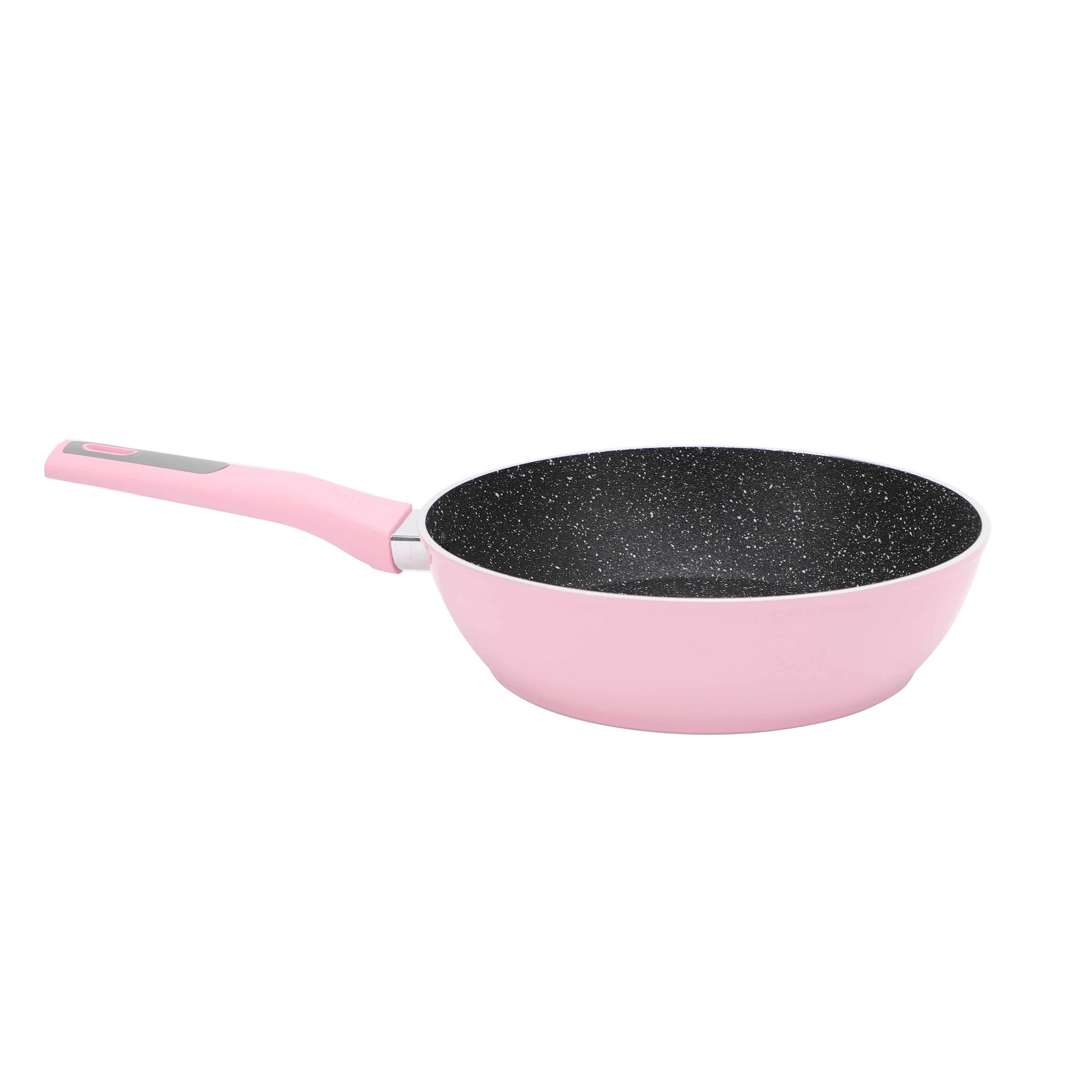 2024 NEW DESIGN 26cm Deep Fry Pan 10inch forged aluminium Saute Pan non stick coating fry pan