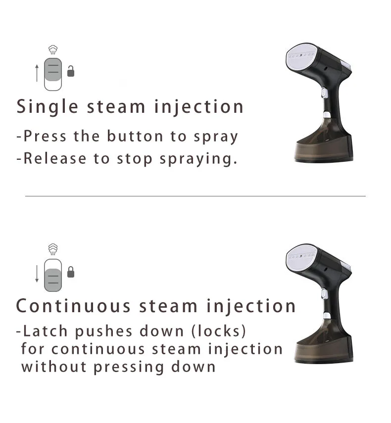 2024 New Model 350ML Pressing Iron Electric Portable Steam Iron Handheld Travel Garment Steamer for Clothes