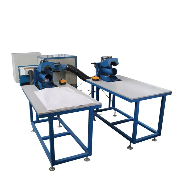 High quality pillow stuffing machine Double-head seat cushion filling machine  pillow blower