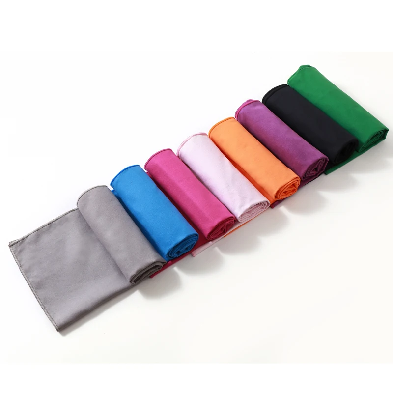Тисненая лазерная печать или шелковое крутое спортивное полотенце из микрофибры для пота размер логотипа на заказ