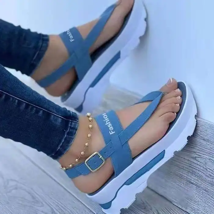 2022 Original Design High Quality Summer Hot Sale Fashion Roman Comfort Ladies Wedge Platform Beach Sandals