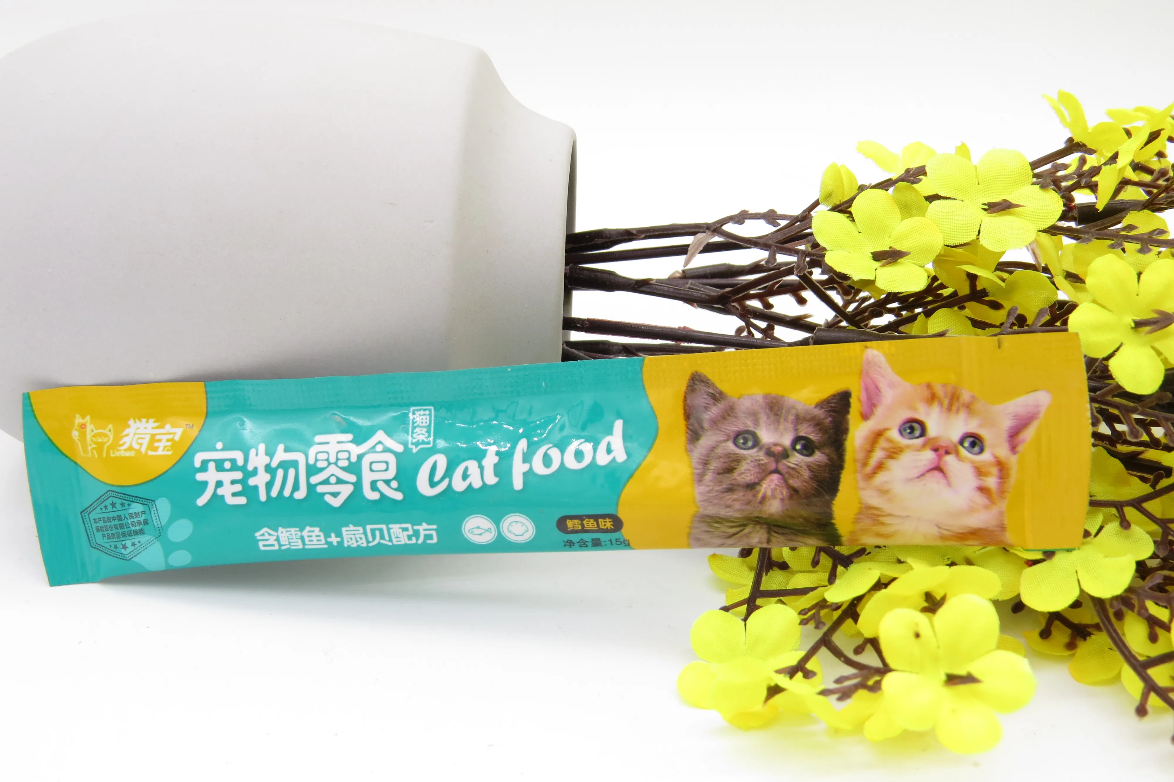 
high quality organic Cod meat cat food treats pet snacks made in China 