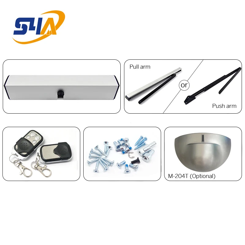 Automatic swing door opener double sliding electric door closers with an automatic open door