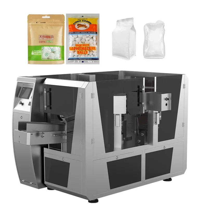 Linpack pouch bag vitamin pill camphor effervescent tablet count fill seal packing machine