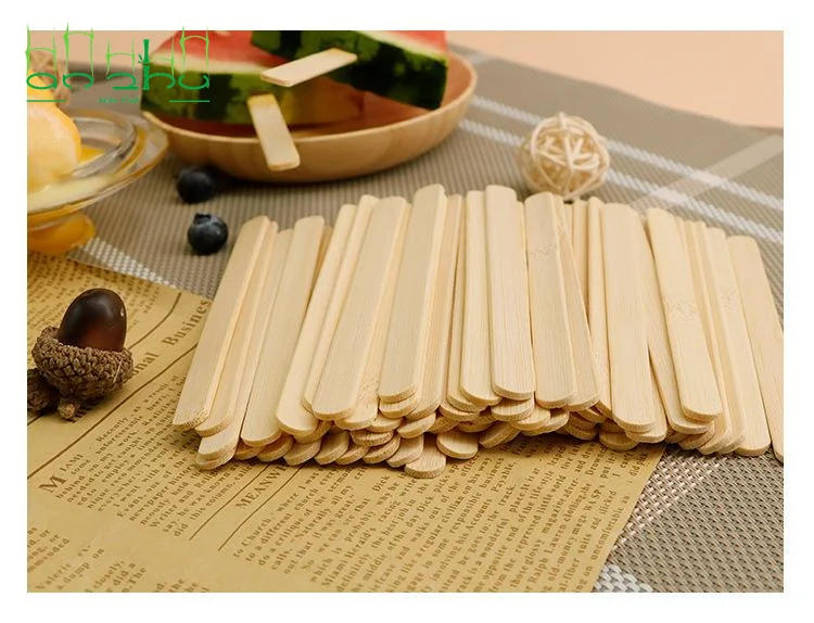 Натуральная береза с логотипом на заказ magnum круглым прямым краем деревянным палочка для мороженого палочке