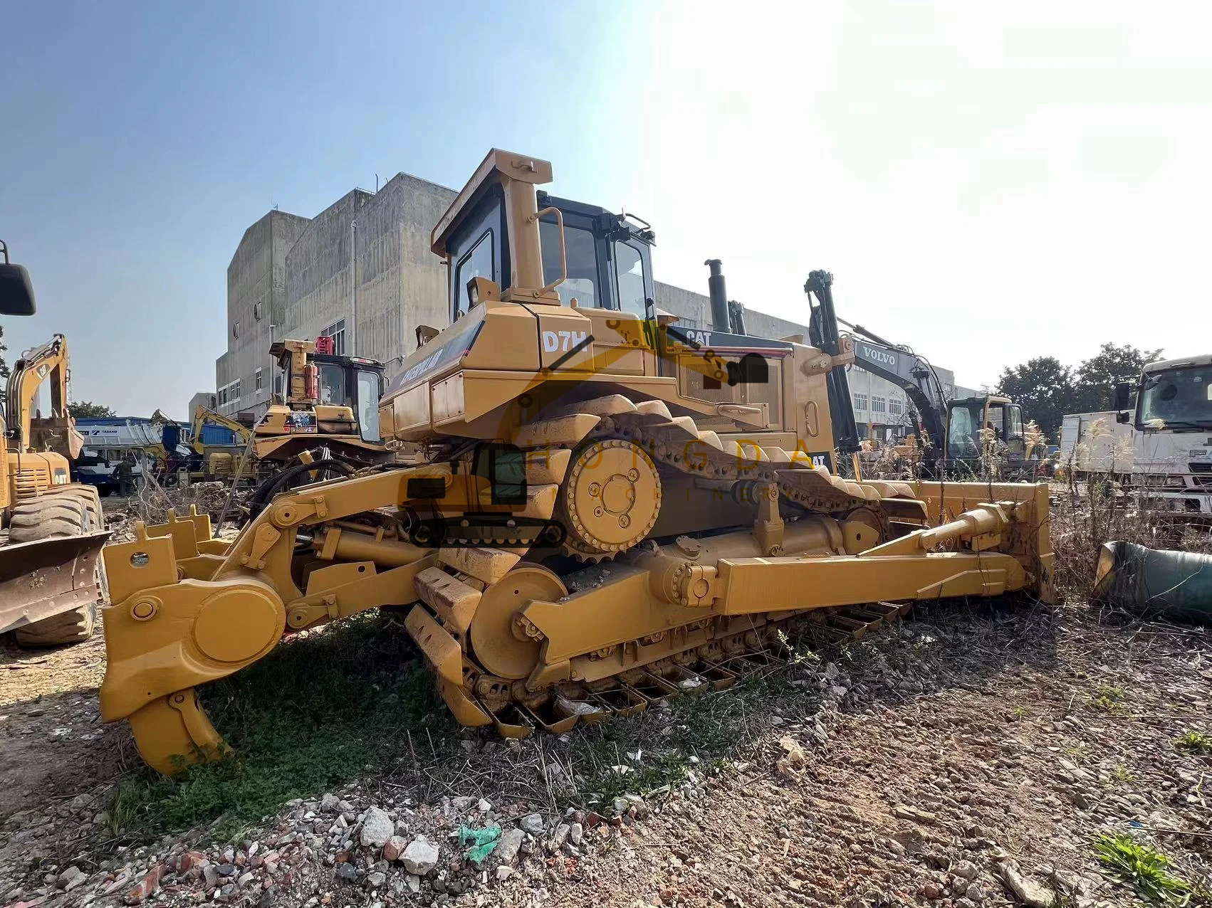Chinese Used Machinery Parts Caterpillar D7H Dozer Bulldozers Price for Sale