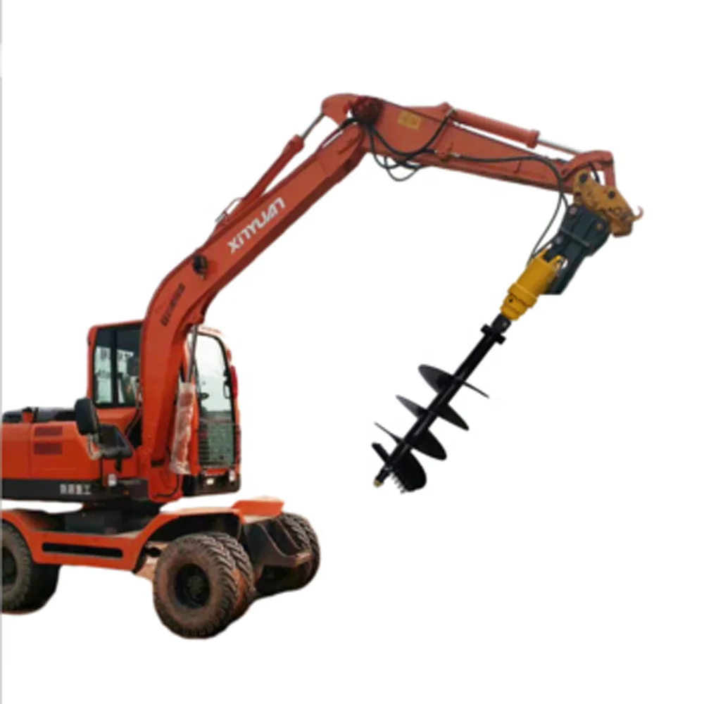 KINGER excavator used hydraulic earth auger for price