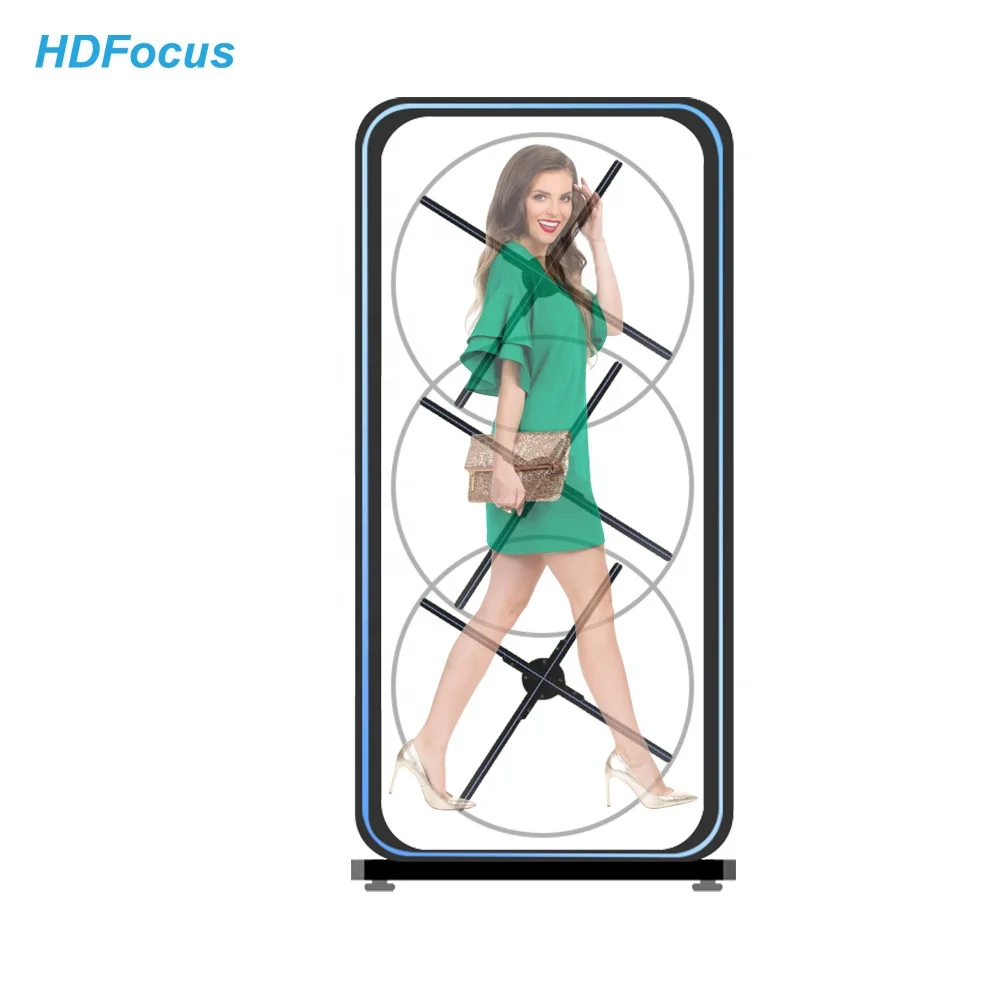 Ologram 3D Hologram Advertising Projector Holographic Fan Wall