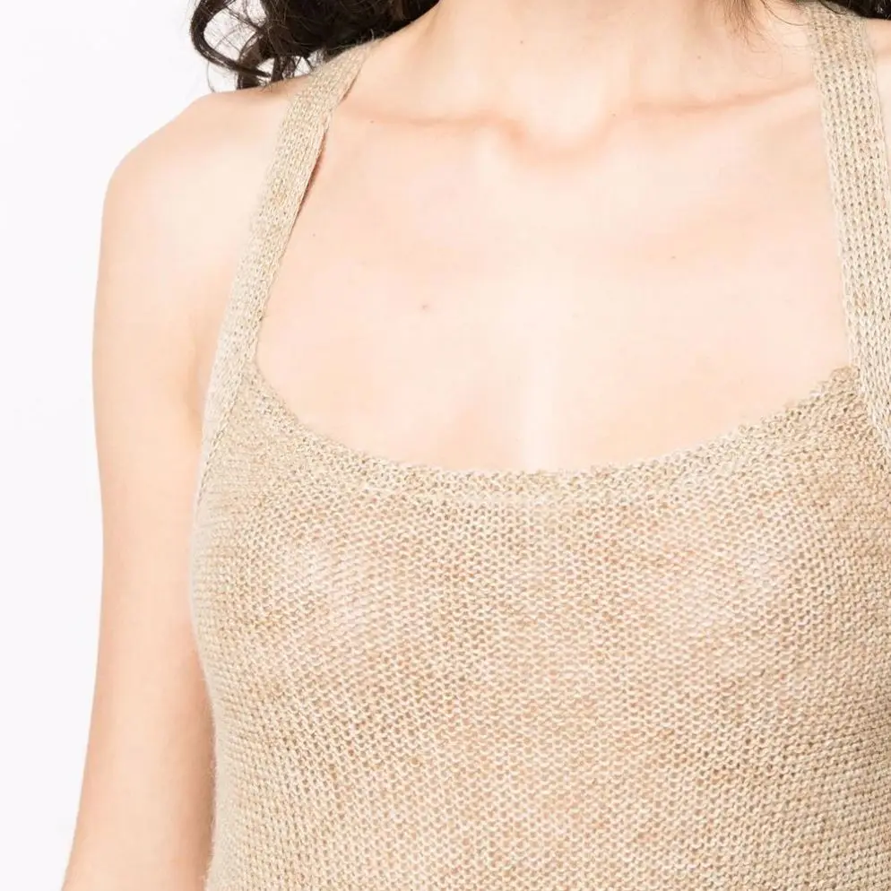 Stripe Backless Custom Summer Beach Casual Long Maxi Sweater Knit Slip Womens Dresses