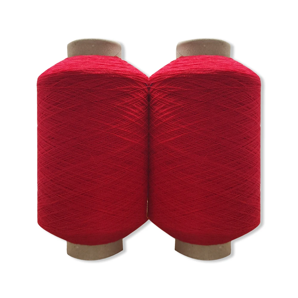 New Design Lycra Rubber Thread Covered Polyester High Elastic DTY Yarn For Socks