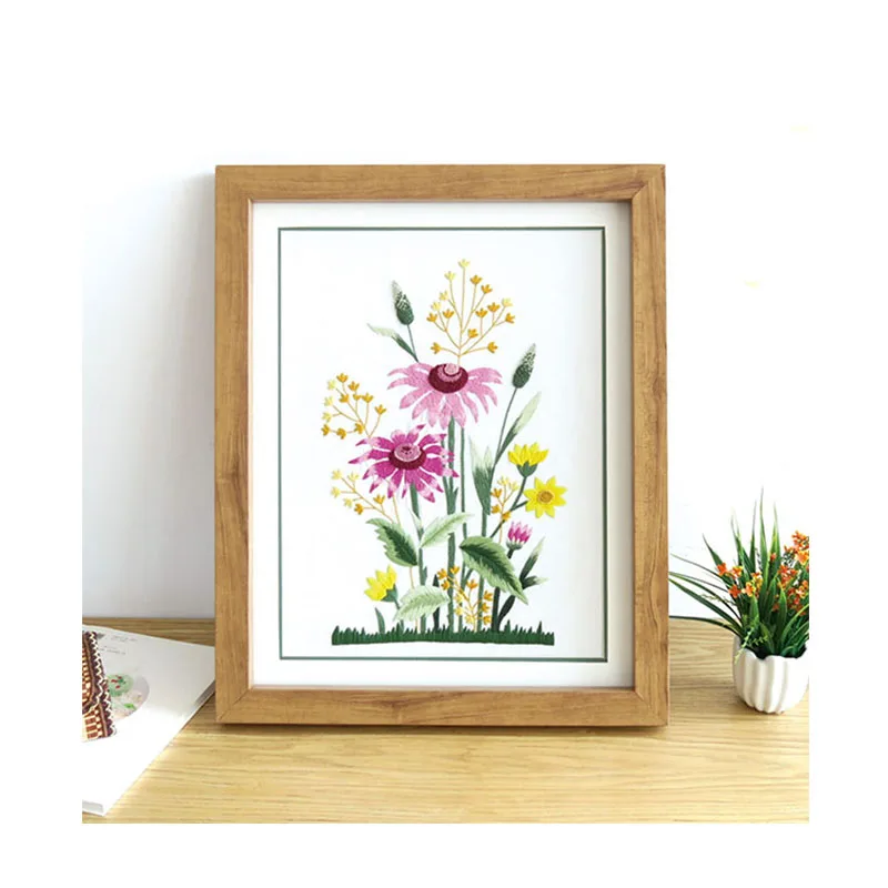 Xiurun New Arrival Embroidery Set Jade Flowers of Fairyland Pattern Handmade DIY Embroidery Kits  2000