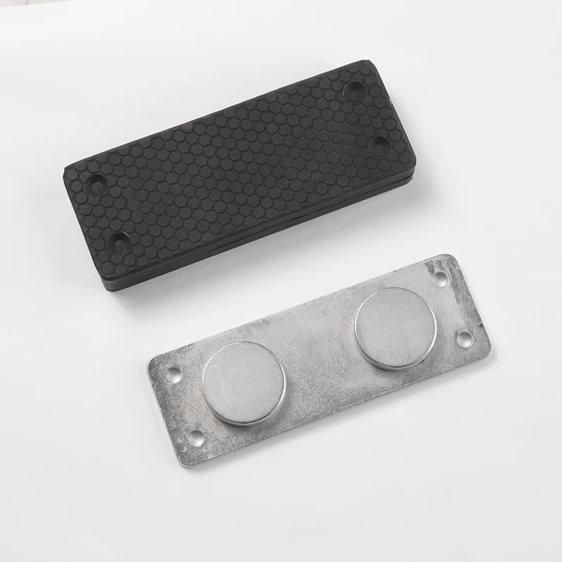 China Supplier Black Revolver Neodymium Magnetic Mount Rubber Coated Magnet