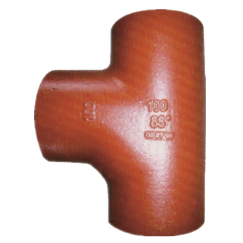 Epoxy Coating Pipe Fittings SML pipes 45/88dgr single branch cast iron pipe fitting for water drainage DN50-DN300