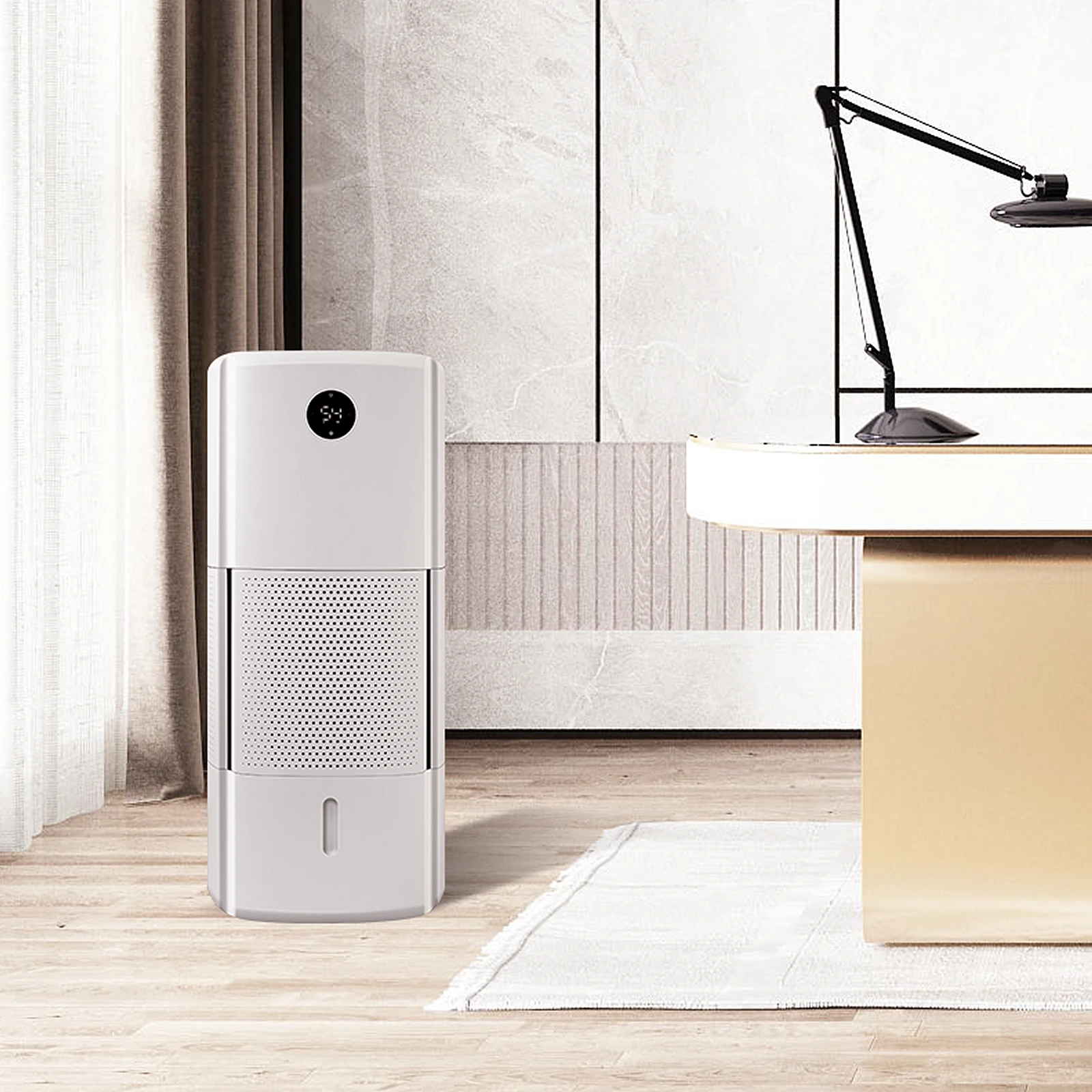 120 square meters large area air humidifier with air quality sensor HEPA filter humdiifier purifier